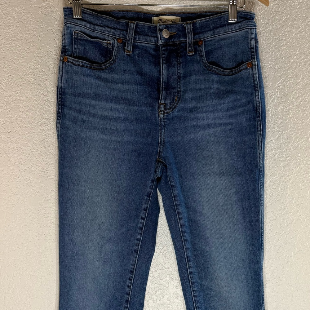 Madewell Mid Rise Stove Pipe Straight Leg Denim Jeans Women’s 28 Casual Staple - Picture 2 of 8